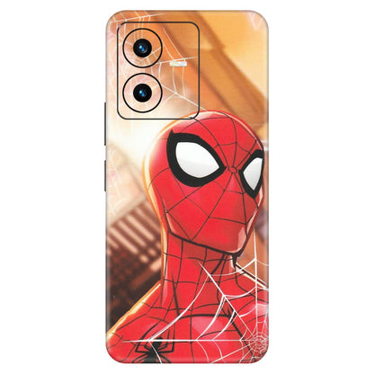 VIVO Y Series Phone Skins (All Models) - Spiderman Face New - Matte Finish (M-41) Vivo Y22 2022