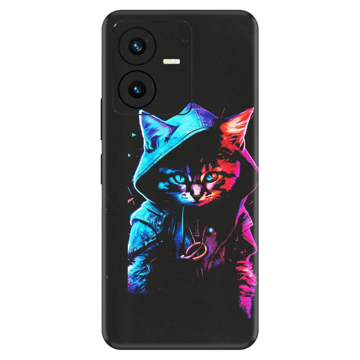 VIVO Y Series Phone Skins (All Models) - Cyberpunk Cat - Matte Finish (M-45) Vivo Y22 2022
