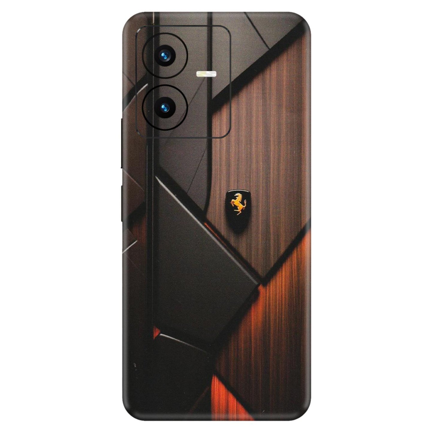 VIVO Y Series Phone Skins (All Models) - Lambo Beauty Wood Pattern Sober - Matte Finish (M-51) Vivo Y22 2022