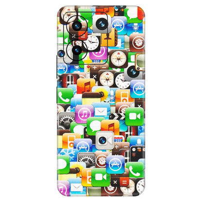 VIVO Y Series Phone Skins (All Models) - All Apple Icons - Matte Finish (M-93) Vivo Y22 2022