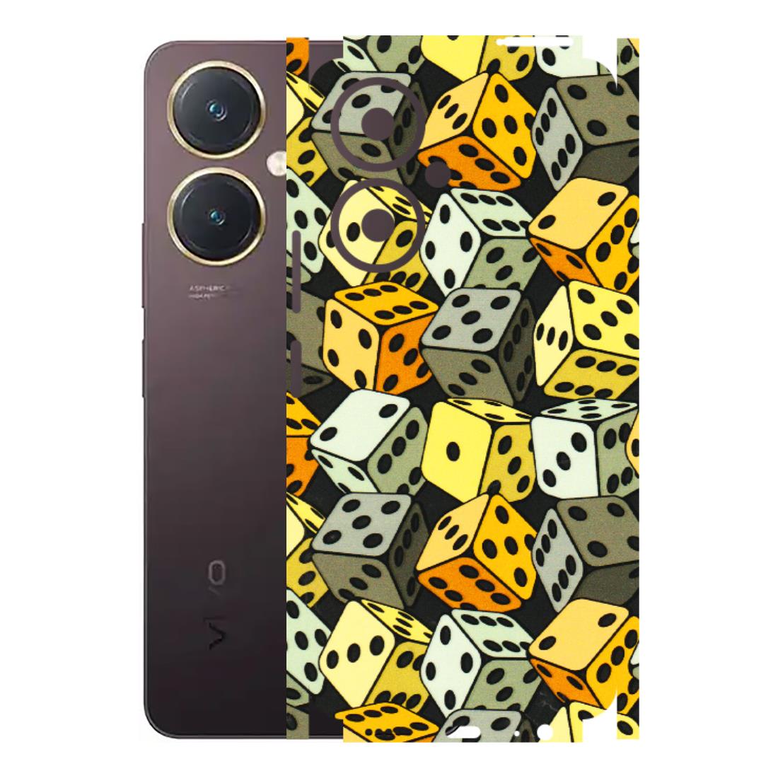 VIVO Y Series Phone Skins (All Models) - Dices Of Life - 3D Embossed Finish (L-04) Vivo Y27 4G