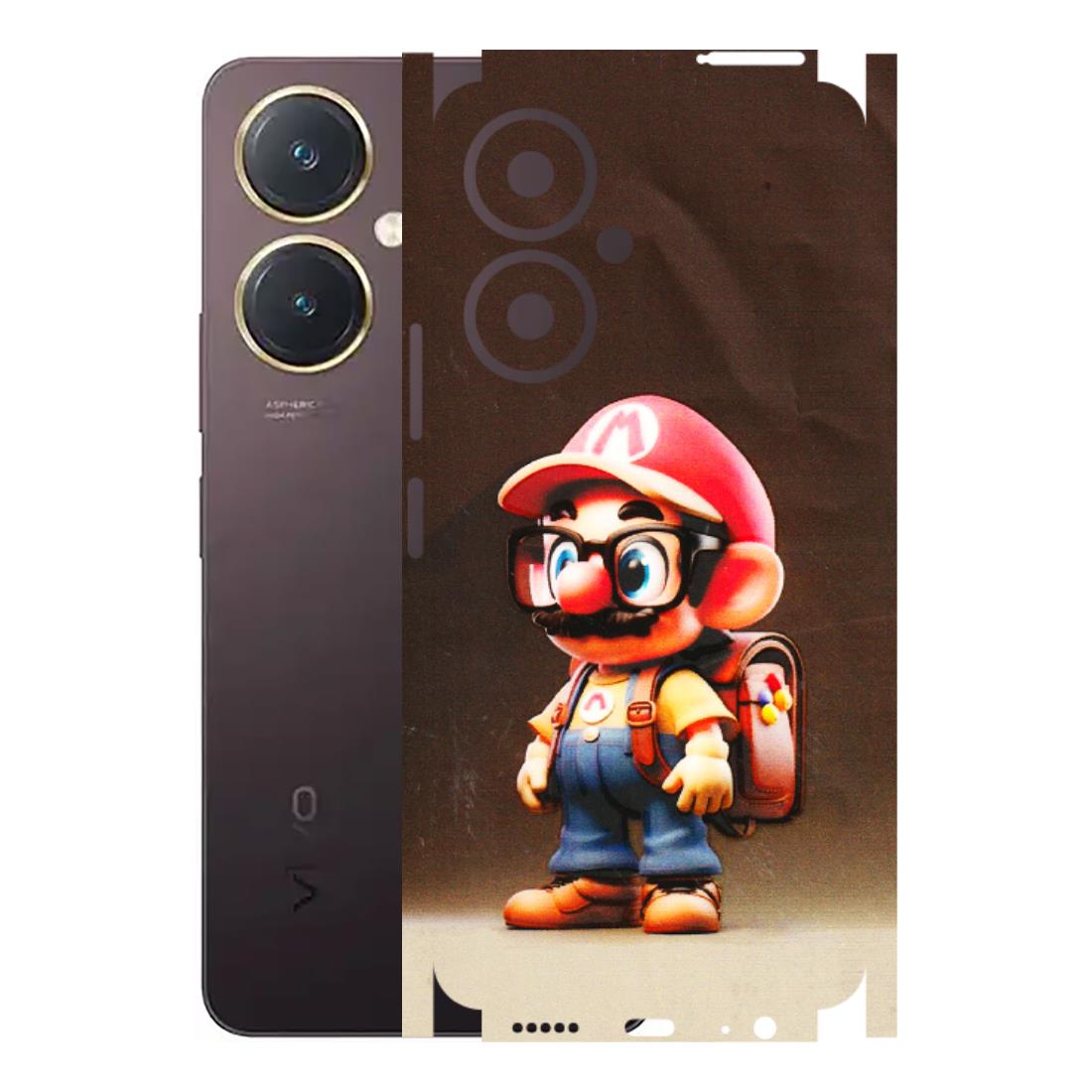 VIVO Y Series Phone Skins (All Models) - Little Mario - 3D Embossed Finish (L-119) Vivo Y27 4G