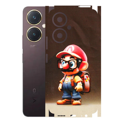 VIVO Y Series Phone Skins (All Models) - Little Mario - 3D Embossed Finish (L-119) Vivo Y27 4G