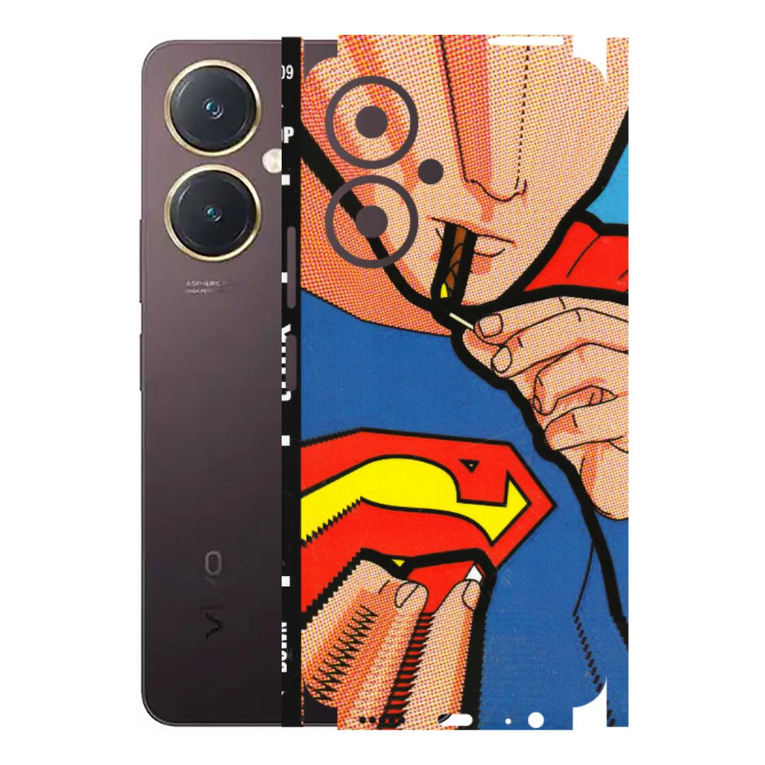 VIVO Y Series Phone Skins (All Models) - Superman Sutta - 3D Embossed Finish (L-130) Vivo Y27 4G