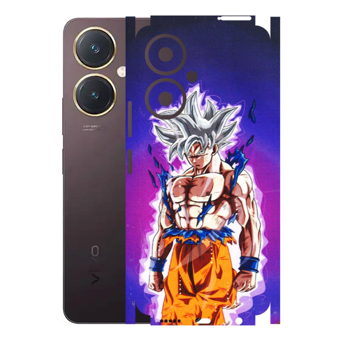 VIVO Y Series Phone Skins (All Models) - Goku Purple Anime - 3D Embossed Finish (L-147) Vivo Y27 4G