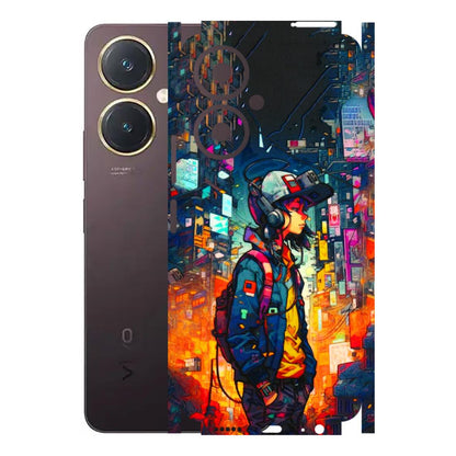 VIVO Y Series Phone Skins (All Models) - Street Anime Guy - 3D Embossed Finish (L-158) Vivo Y27 4G