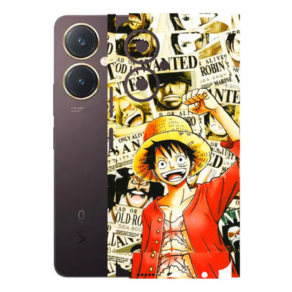 VIVO Y Series Phone Skins (All Models) - Luffy Anime - 3D Embossed Finish (L-177) Vivo Y27 4G