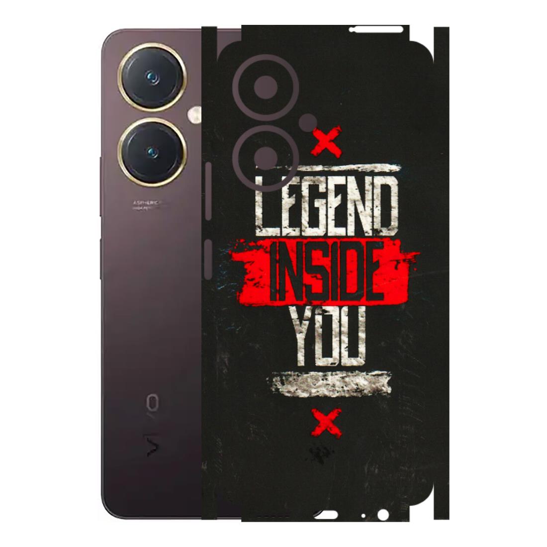 VIVO Y Series Phone Skins (All Models) - Legend Inside You - 3D Embossed Finish (L-186) Vivo Y27 4G