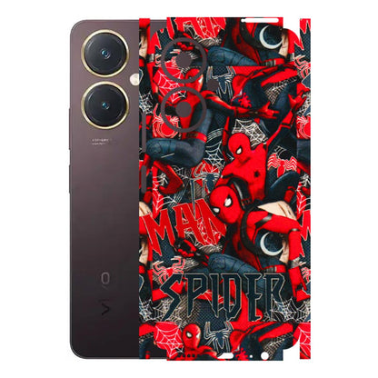 VIVO Y Series Phone Skins (All Models) - SpiderMan Cool - 3D Embossed Finish (L-188) Vivo Y27 4G