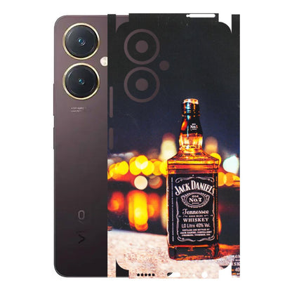 VIVO Y Series Phone Skins (All Models) - JD Whiskey Bottle - 3D Embossed Finish (L-20) Vivo Y27 4G