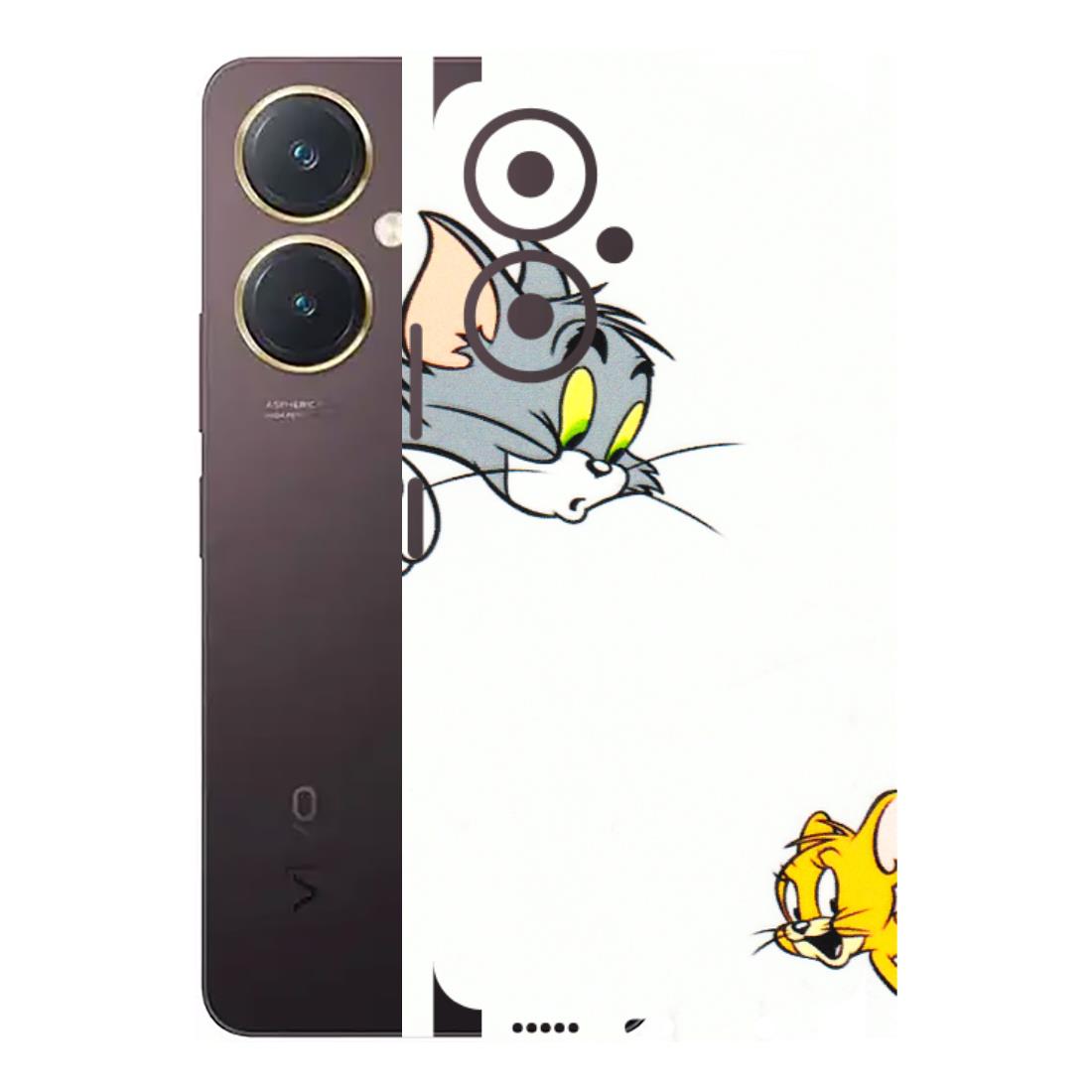 VIVO Y Series Phone Skins (All Models) - Cute Tom And Jerry - 3D Embossed Finish (L-220) Vivo Y27 4G