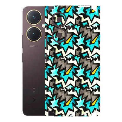 VIVO Y Series Phone Skins (All Models) - Funky Zig Zag - 3D Embossed Finish (L-223) Vivo Y27 4G