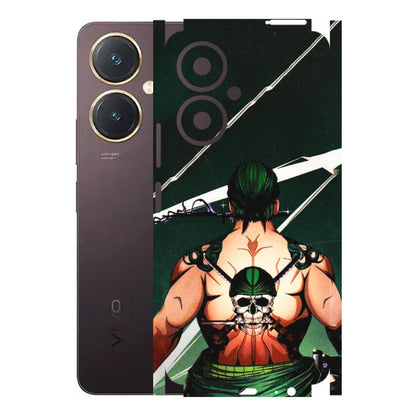 VIVO Y Series Phone Skins (All Models) - Zoro Anime - 3D Embossed Finish (L-23) Vivo Y27 4G