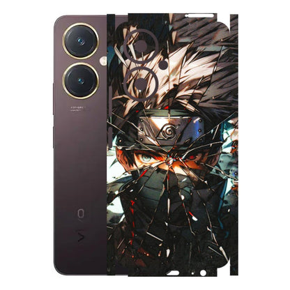 VIVO Y Series Phone Skins (All Models) - Kakashi Shattered Glass Effect - 3D Embossed Finish (L-237) Vivo Y27 4G