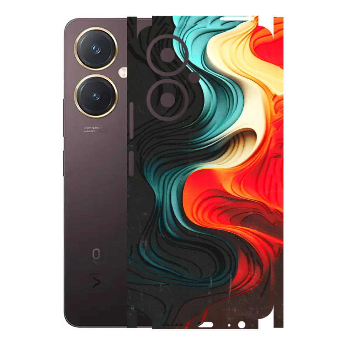 VIVO Y Series Phone Skins (All Models) - The Silky Swirl - 3D Embossed Finish (L-240) Vivo Y27 4G