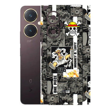 VIVO Y Series Phone Skins (All Models) - Cuffy Anime MonkeyCamic - 3D Embossed Finish (L-242) Vivo Y27 4G