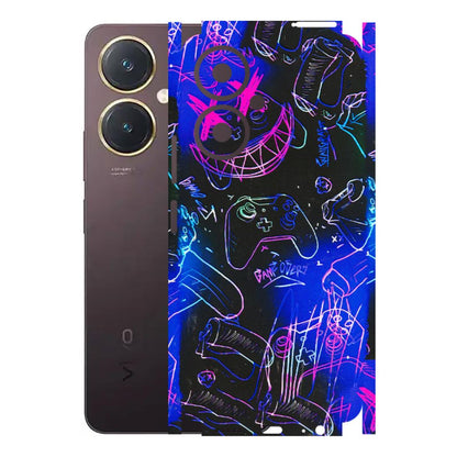 VIVO Y Series Phone Skins (All Models) - Gamers Paradise - 3D Embossed Finish (L-258) Vivo Y27 4G