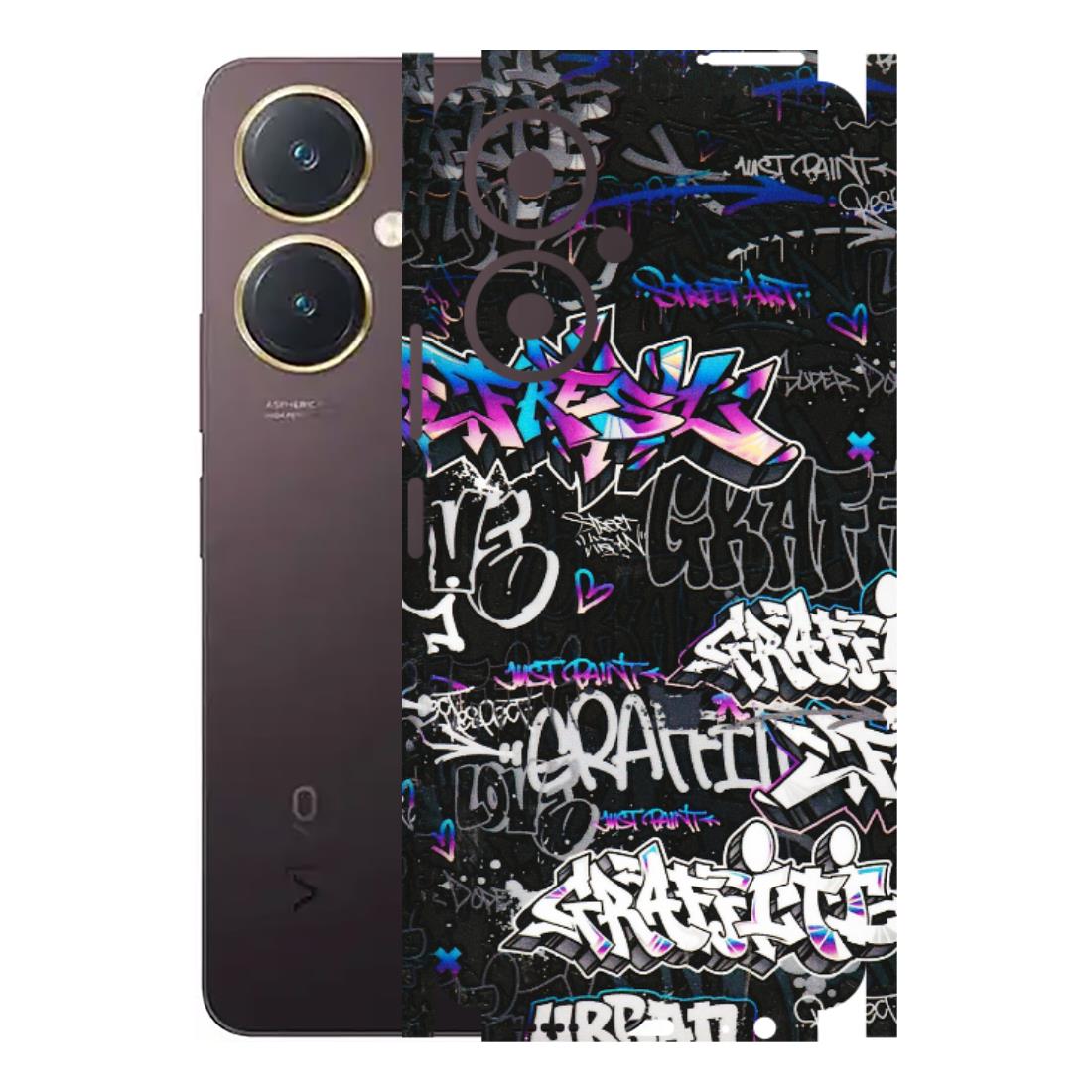 VIVO Y Series Phone Skins (All Models) - Graffiti Killer - 3D Embossed Finish (L-274) Vivo Y27 4G