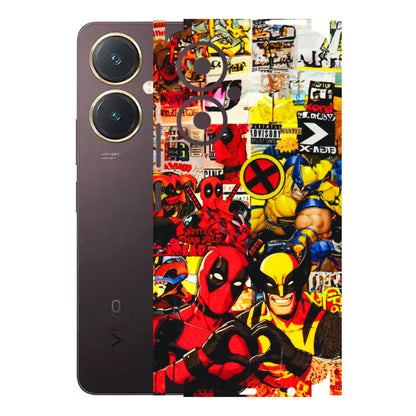 VIVO Y Series Phone Skins (All Models) - Spidy Wolverine - 3D Embossed Finish (L-310) Vivo Y27 4G