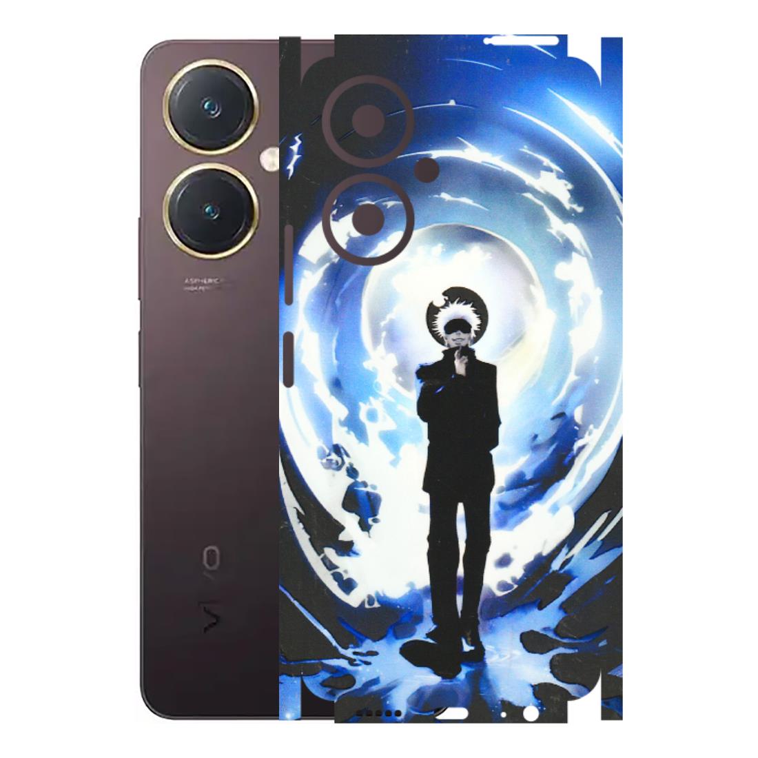 VIVO Y Series Phone Skins (All Models) - Jujustu Kaisen Anime Manga - 3D Embossed Finish (L-317) Vivo Y27 4G
