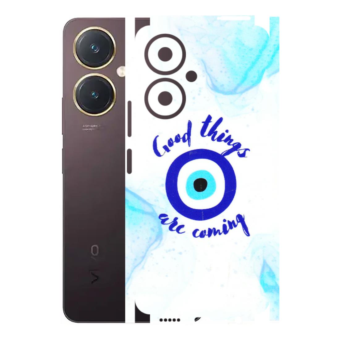 VIVO Y Series Phone Skins (All Models) - Evil Eye Good Things Are Coming - 3D Embossed Finish (L-322) Vivo Y27 4G