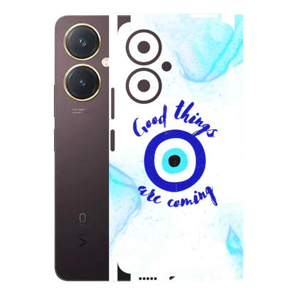 VIVO Y Series Phone Skins (All Models) - Evil Eye Good Things Are Coming - 3D Embossed Finish (L-322) Vivo Y27 4G
