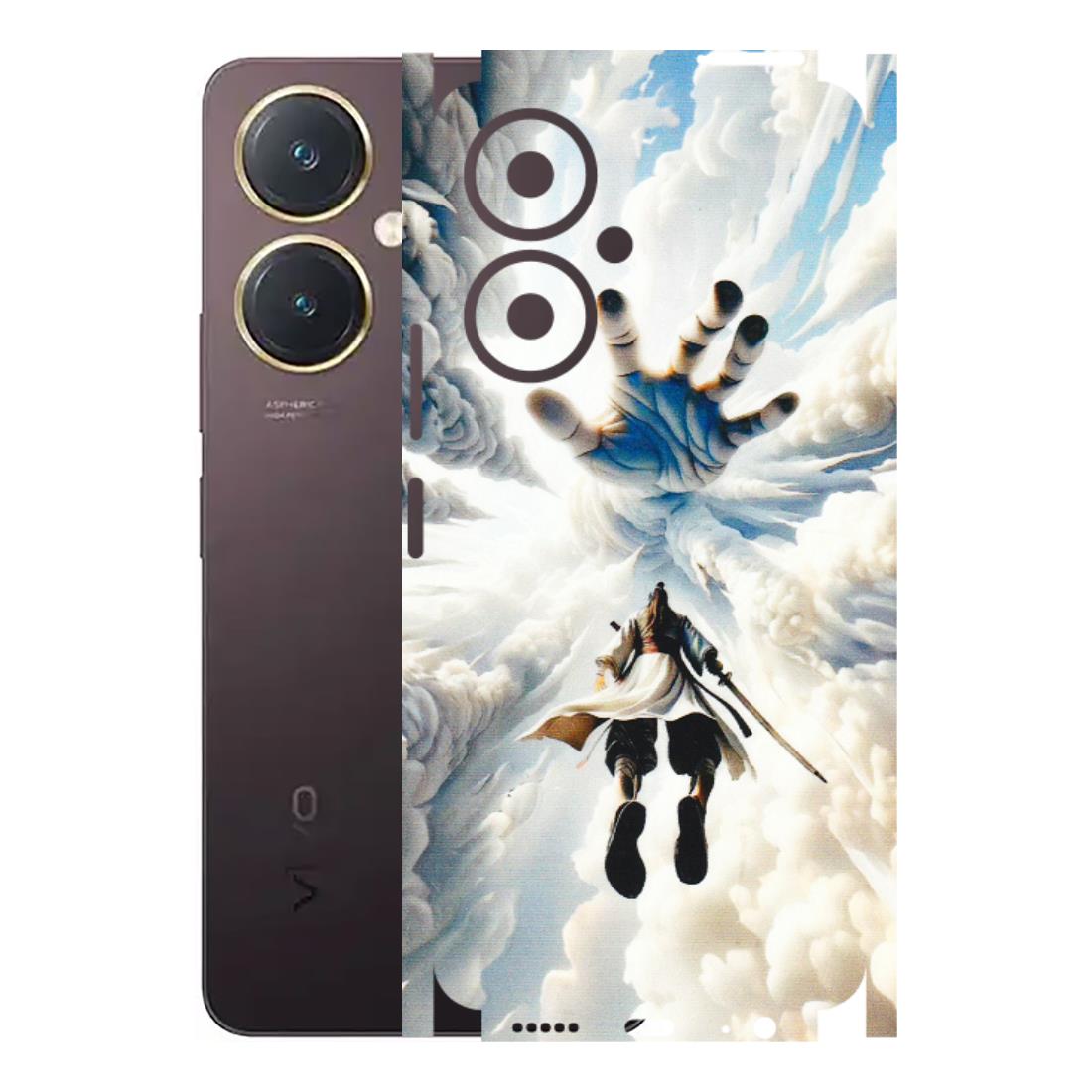 VIVO Y Series Phone Skins (All Models) - Big Hand With Monkey King - 3D Embossed Finish (L-323) Vivo Y27 4G