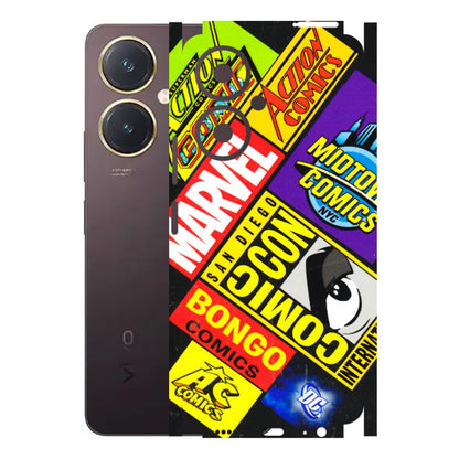 VIVO Y Series Phone Skins (All Models) - Bongo Comic Con - 3D Embossed Finish (L-325) Vivo Y27 4G