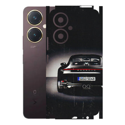 VIVO Y Series Phone Skins (All Models) - New Black Porsche GT3 - 3D Embossed Finish (L-327) Vivo Y27 4G