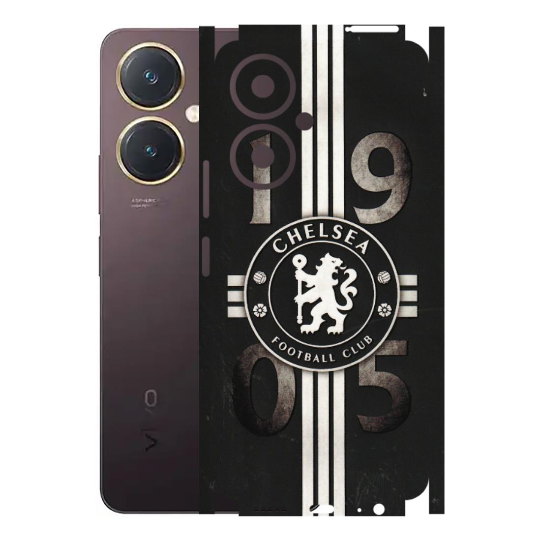 VIVO Y Series Phone Skins (All Models) - Chelsea Fan Club - 3D Embossed Finish (L-36) Vivo Y27 4G