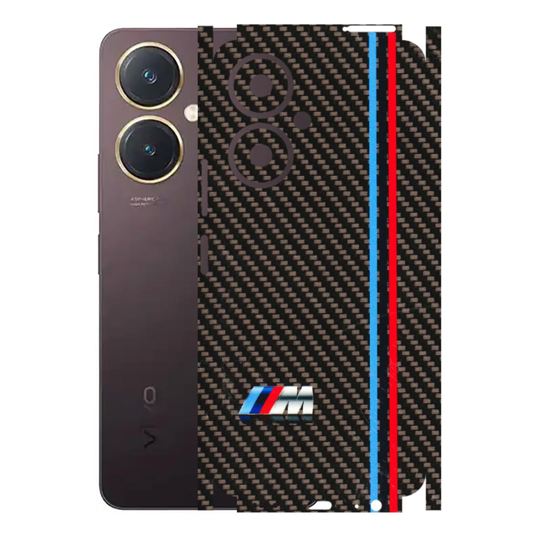 VIVO Y Series Phone Skins (All Models) - BM Carbon Fiber Feels - 3D Embossed Finish (L-38) Vivo Y27 4G