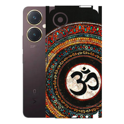 VIVO Y Series Phone Skins (All Models) - Aum Chant Abstract - 3D Embossed Finish (L-42) Vivo Y27 4G
