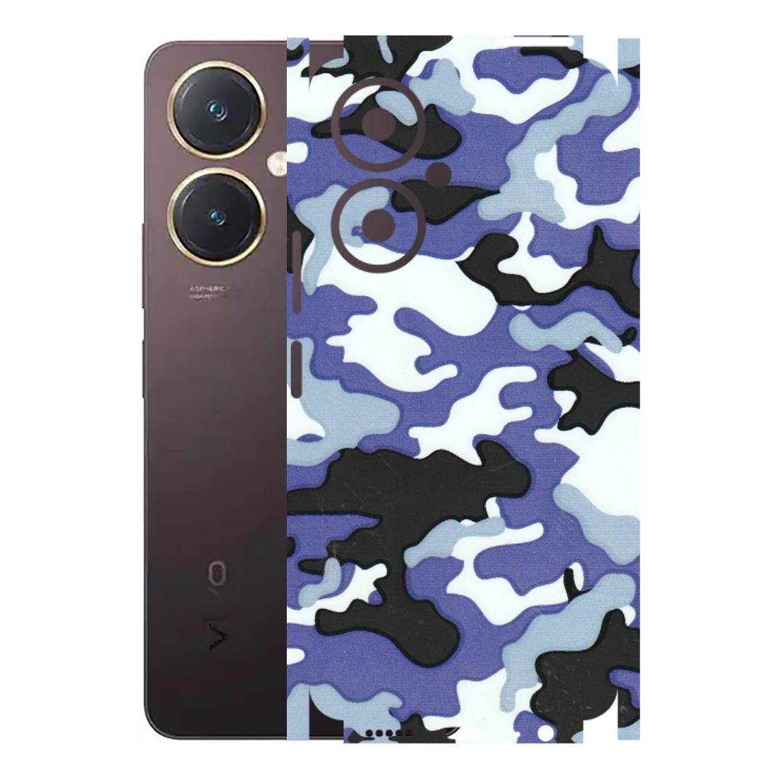 VIVO Y Series Phone Skins (All Models) - Powerfull Military Camoflauge - 3D Embossed Finish (L-49) Vivo Y27 4G