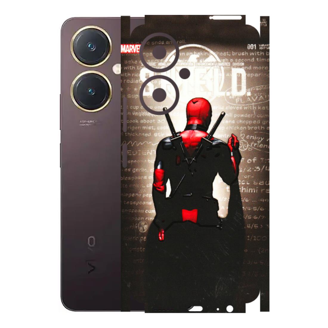 VIVO Y Series Phone Skins (All Models) - Deadpool - 3D Embossed Finish (L-56) Vivo Y27 4G