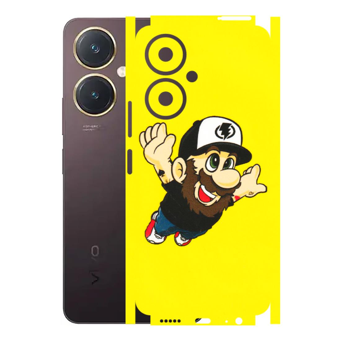 VIVO Y Series Phone Skins (All Models) - Flying Beardo - 3D Embossed Finish (L-60) Vivo Y27 4G