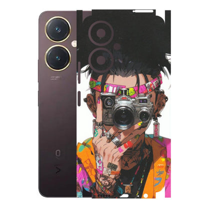 VIVO Y Series Phone Skins (All Models) - Camera Lover Girl - Matte Finish (M-09) Vivo Y27 4G