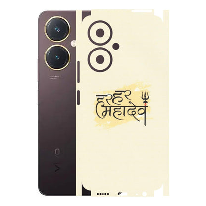 VIVO Y Series Phone Skins (All Models) - Har Har Mahadev - Matte Finish (M-10) Vivo Y27 4G