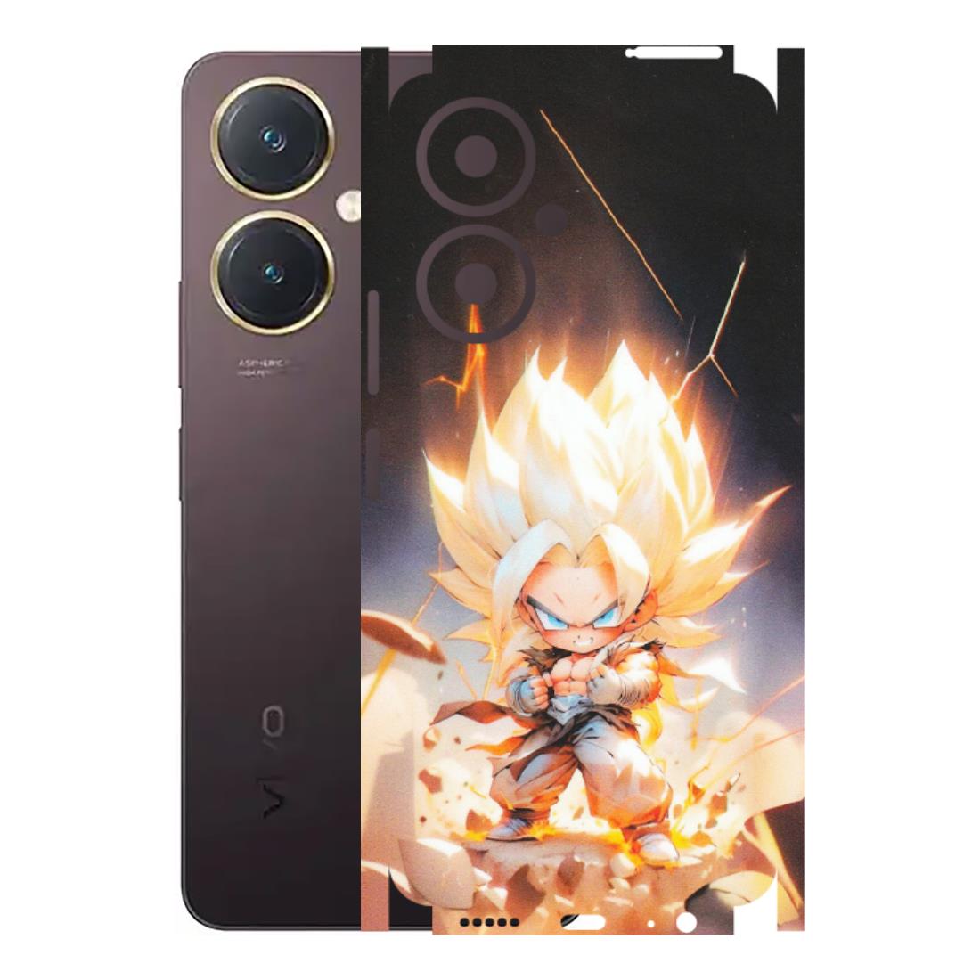 VIVO Y Series Phone Skins (All Models) - Goku Dragon Cute Anime - Matte Finish (M-131) Vivo Y27 4G