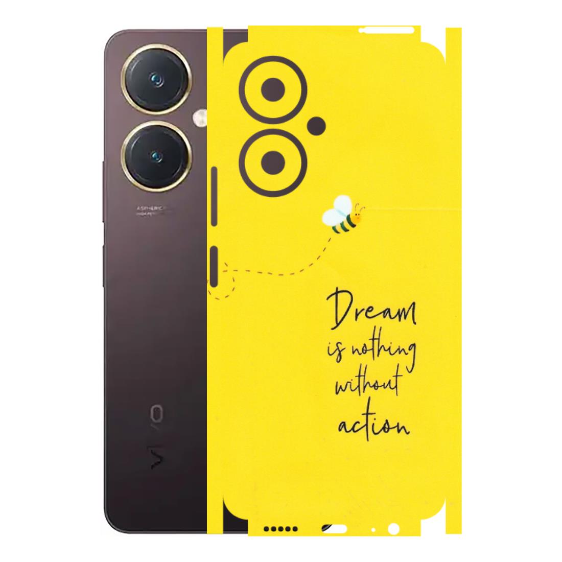 VIVO Y Series Phone Skins (All Models) - Dream Is Nothing Without Action - Matte Finish (M-138) Vivo Y27 4G
