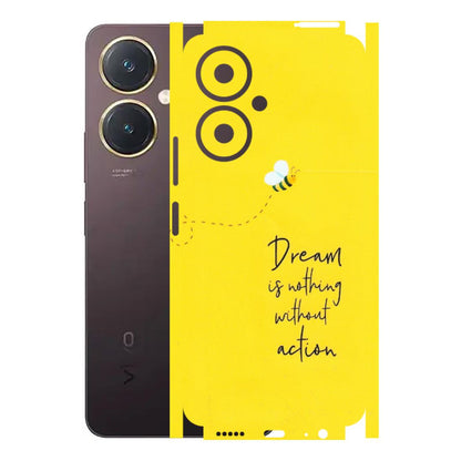 VIVO Y Series Phone Skins (All Models) - Dream Is Nothing Without Action - Matte Finish (M-138) Vivo Y27 4G