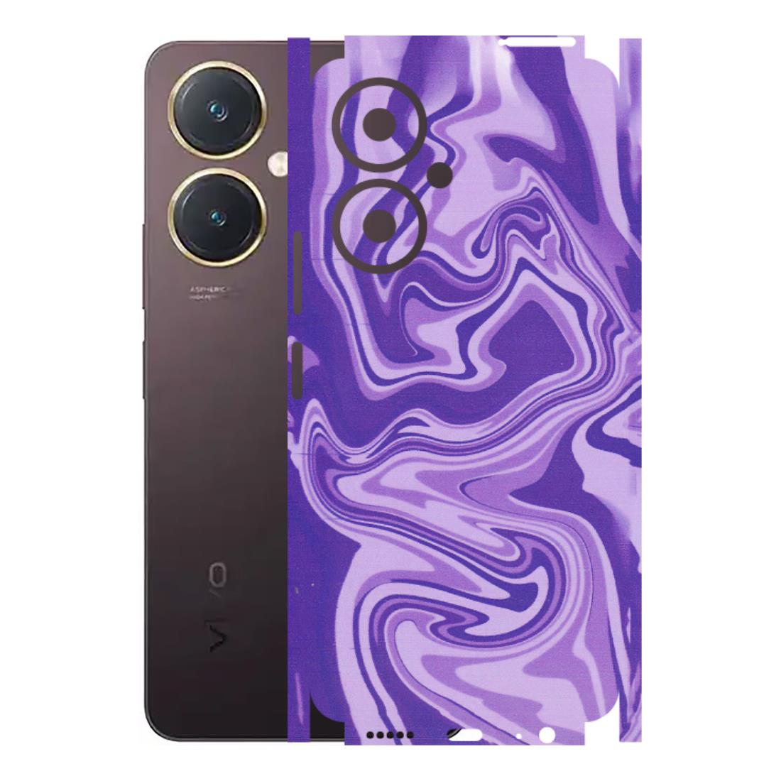VIVO Y Series Phone Skins (All Models) - Hazy Purple Nights - Matte Finish (M-14) Vivo Y27 4G