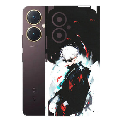 VIVO Y Series Phone Skins (All Models) - Gojo Powerful Charater Kaisen Anime - Matte Finish (M-144) Vivo Y27 4G