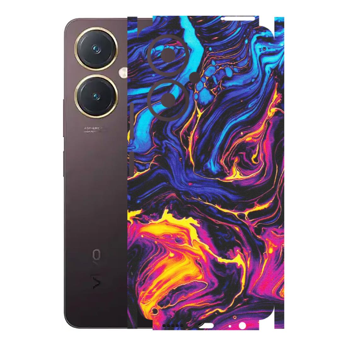 VIVO Y Series Phone Skins (All Models) - Abstract Paint Classy - Matte Finish (M-15) Vivo Y27 4G