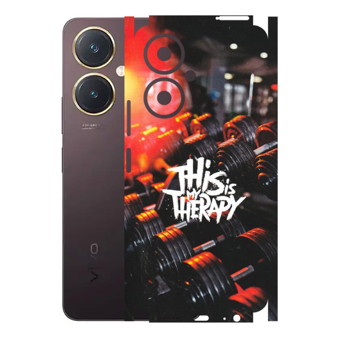 VIVO Y Series Phone Skins (All Models) - GYM Lover Therapy - Matte Finish (M-160) Vivo Y27 4G