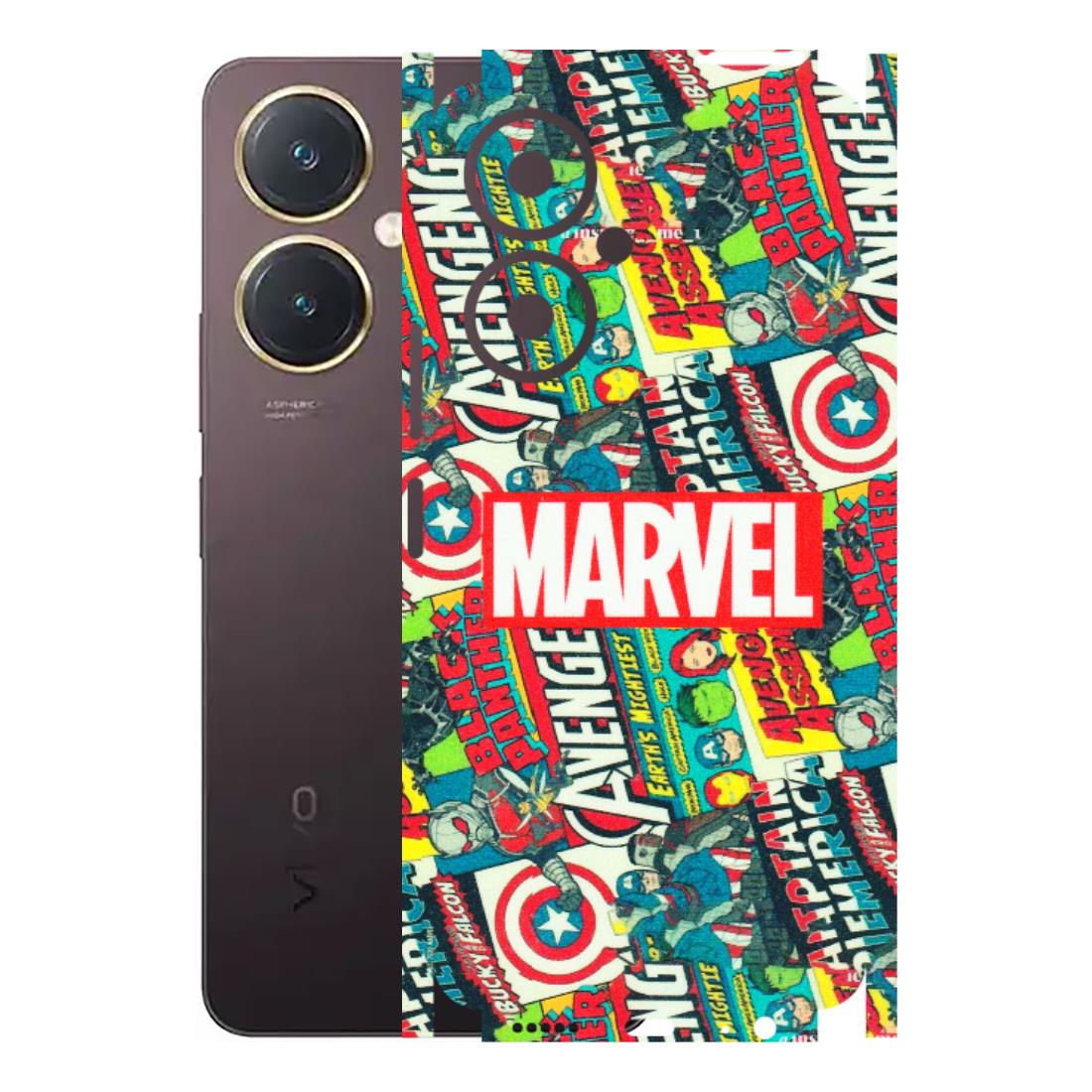 VIVO Y Series Phone Skins (All Models) - Marvel Comic Lover - Matte Finish (M-30) Vivo Y27 4G