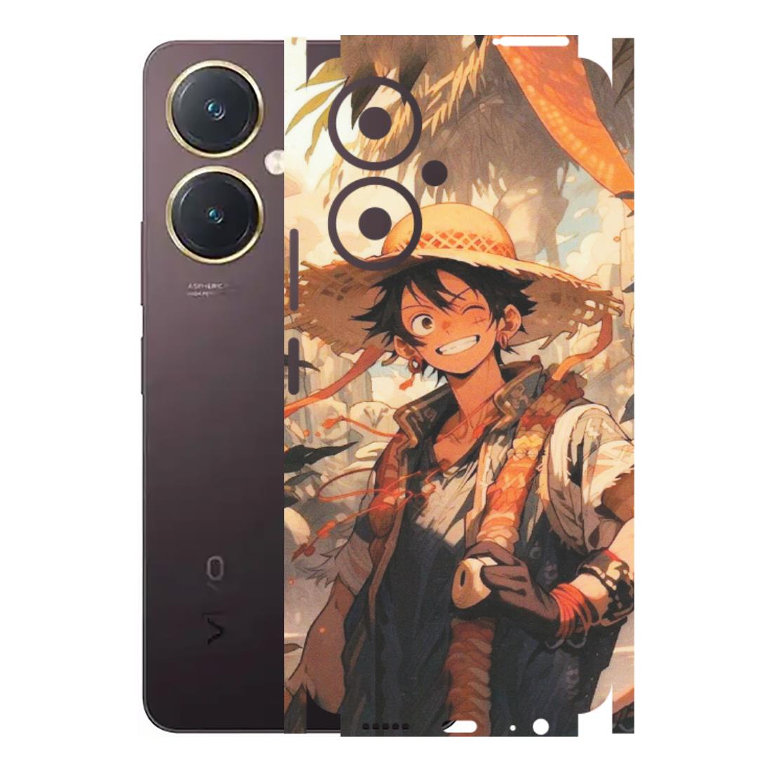 VIVO Y Series Phone Skins (All Models) - Anime Character Smile - Matte Finish (M-33) Vivo Y27 4G