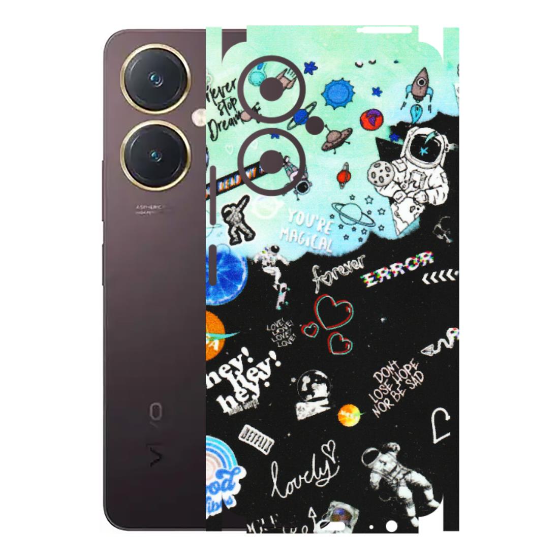 VIVO Y Series Phone Skins (All Models) - Living In A Space Dream - Matte Finish (M-46) Vivo Y27 4G