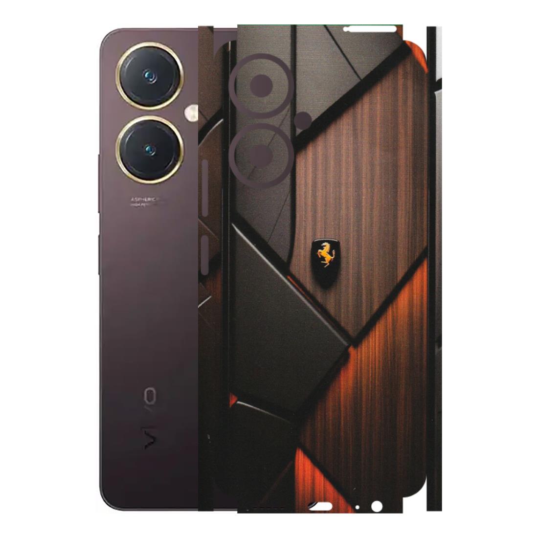 VIVO Y Series Phone Skins (All Models) - Lambo Beauty Wood Pattern Sober - Matte Finish (M-51) Vivo Y27 4G