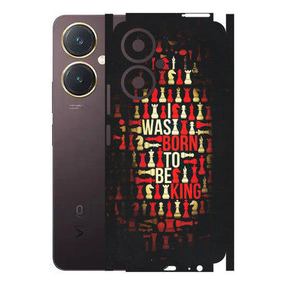VIVO Y Series Phone Skins (All Models) - Born To Be King - Matte Finish (M-73) Vivo Y27 4G