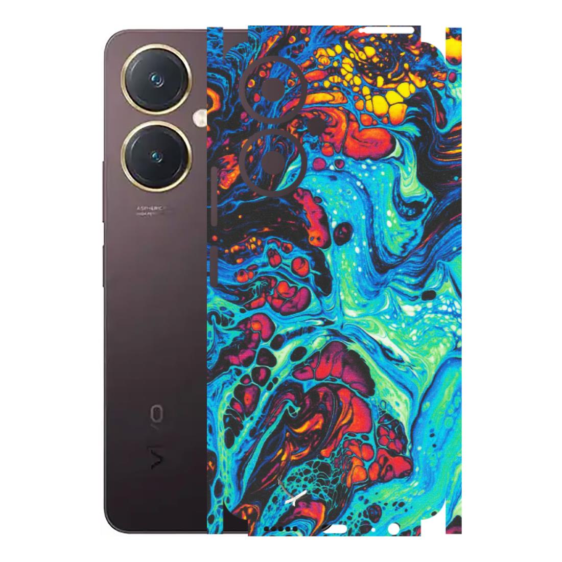 VIVO Y Series Phone Skins (All Models) - Majestic Galactic Marbel - Matte Finish (M-85) Vivo Y27 4G